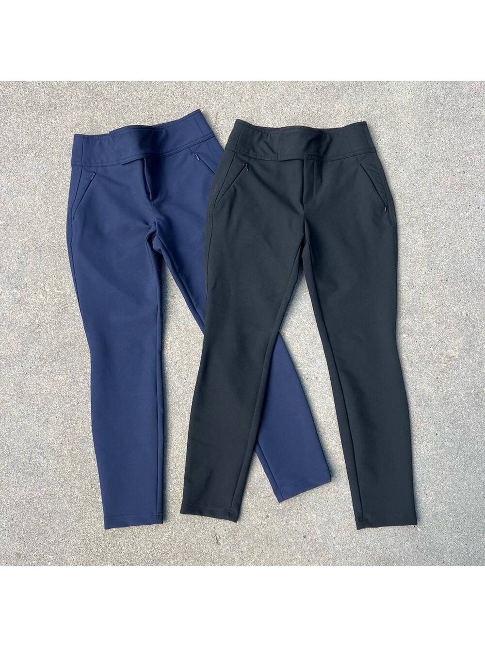 Pair 2 Gap Black and Navy High Waist Uniform Pants Size 2